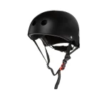 Casco Beetle Helm M1 Negro Cierre de Barbilla Adhesivos Reflectantes